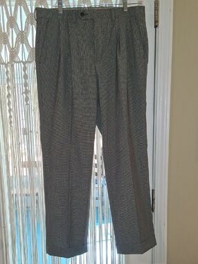 Ralph Lauren Gray Pleated Men's Dress Pants